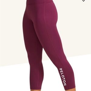 Peloton Maroon Active Leggings